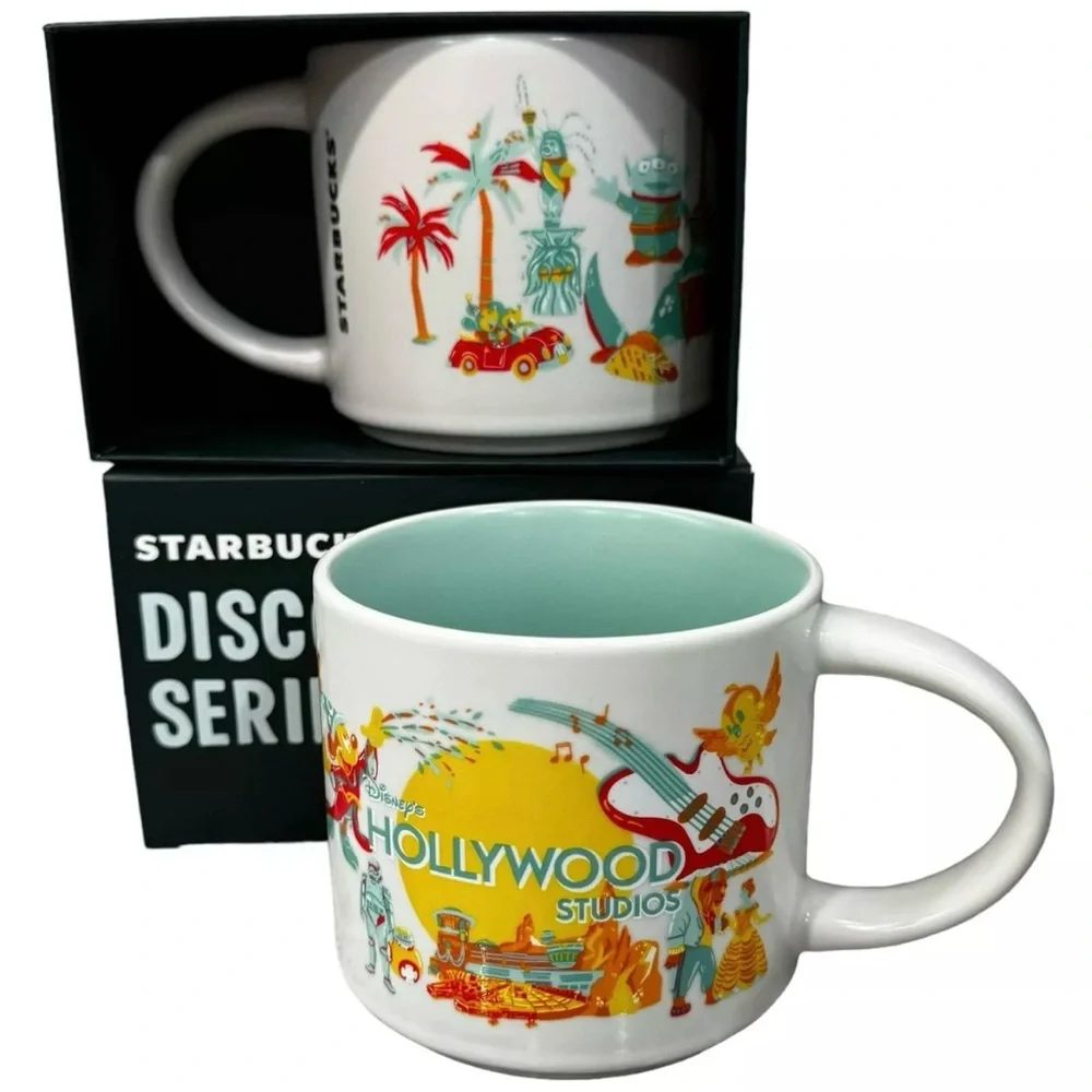 🆕 Disney Parks x Starbucks | Discovery Series 14oz Mug, Hollywood Studios